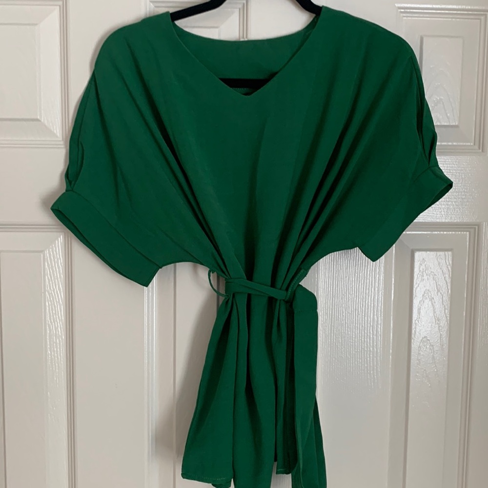 Green dress shirt